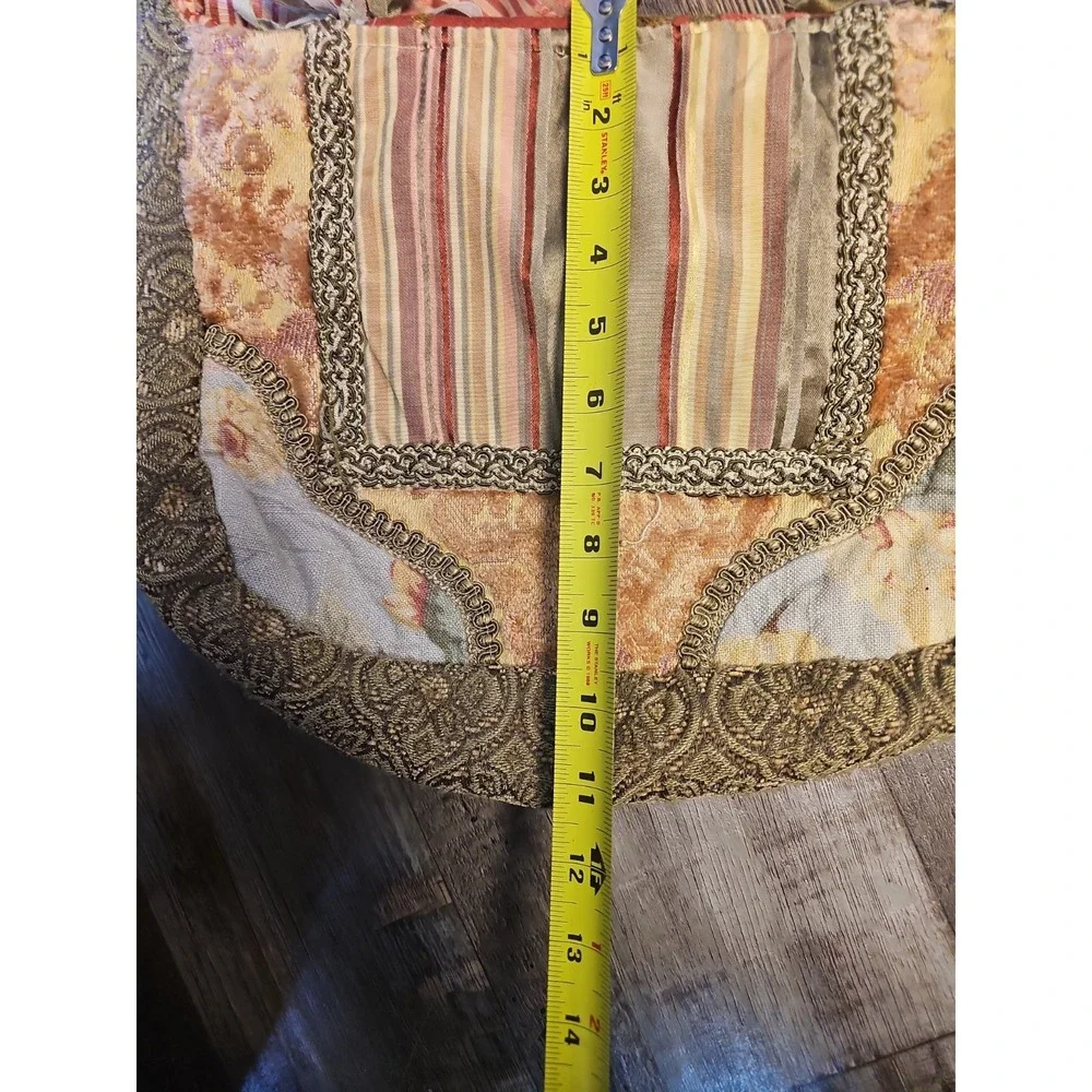 Vtg Boho Hippie Festival Purse Tapestry Fringe Earthy‎ Bag Magnet Closure Romag